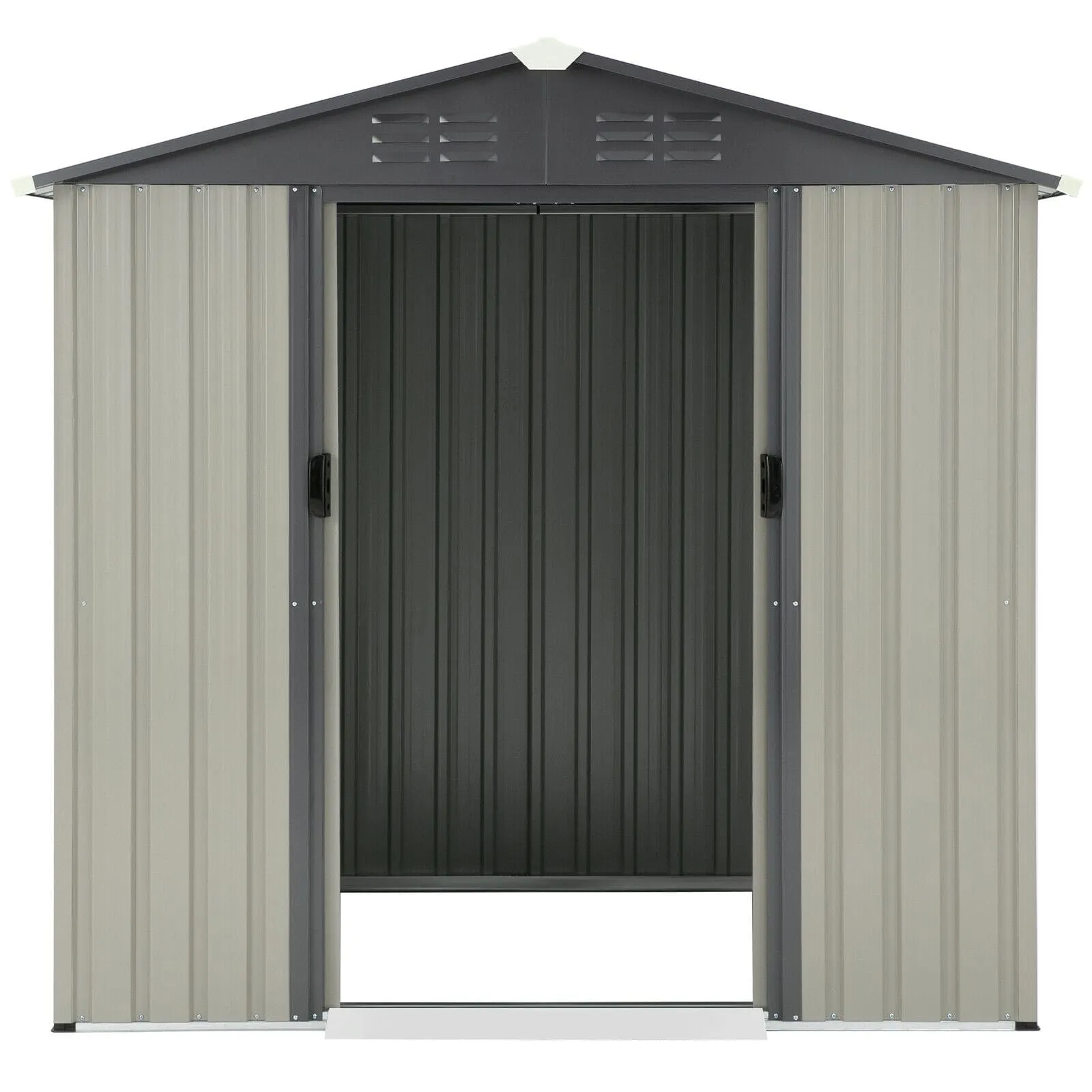 Metal Sliding Door Large Storage Shed