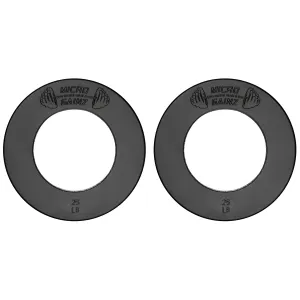 Micro Gainz Olympic Size Fractional Weight Plates Pair of .25LB Plates