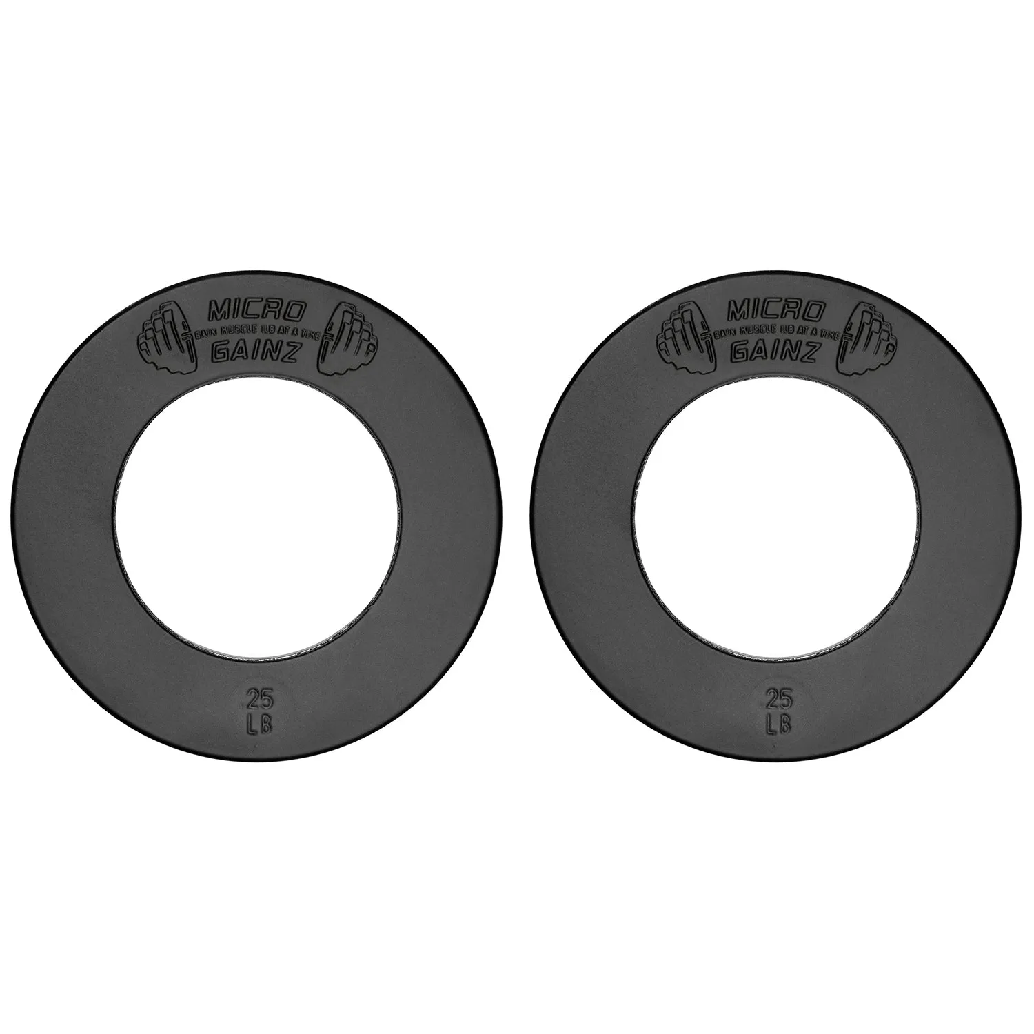 Micro Gainz Olympic Size Fractional Weight Plates Pair of .25LB Plates