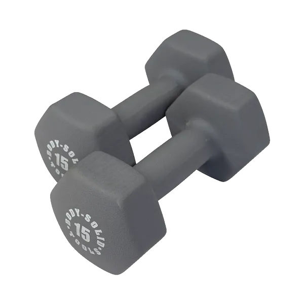 NEW BODY SOLID Neoprene Dumbbells BSTND