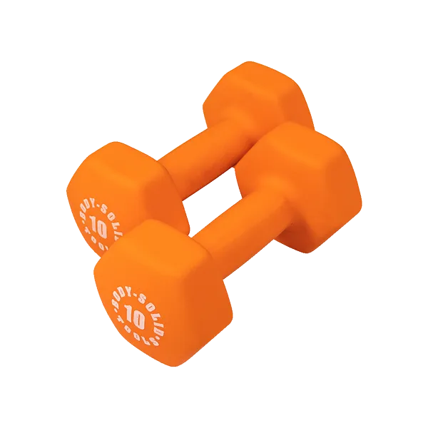 NEW BODY SOLID Neoprene Dumbbells BSTND
