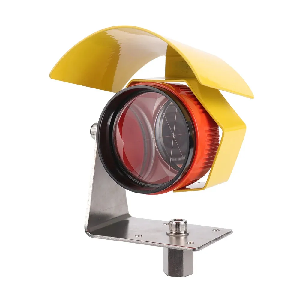 Optical Accessories 62mm Large Monitoring Reflective Prism, Monitoring Prism System with Rain Hood