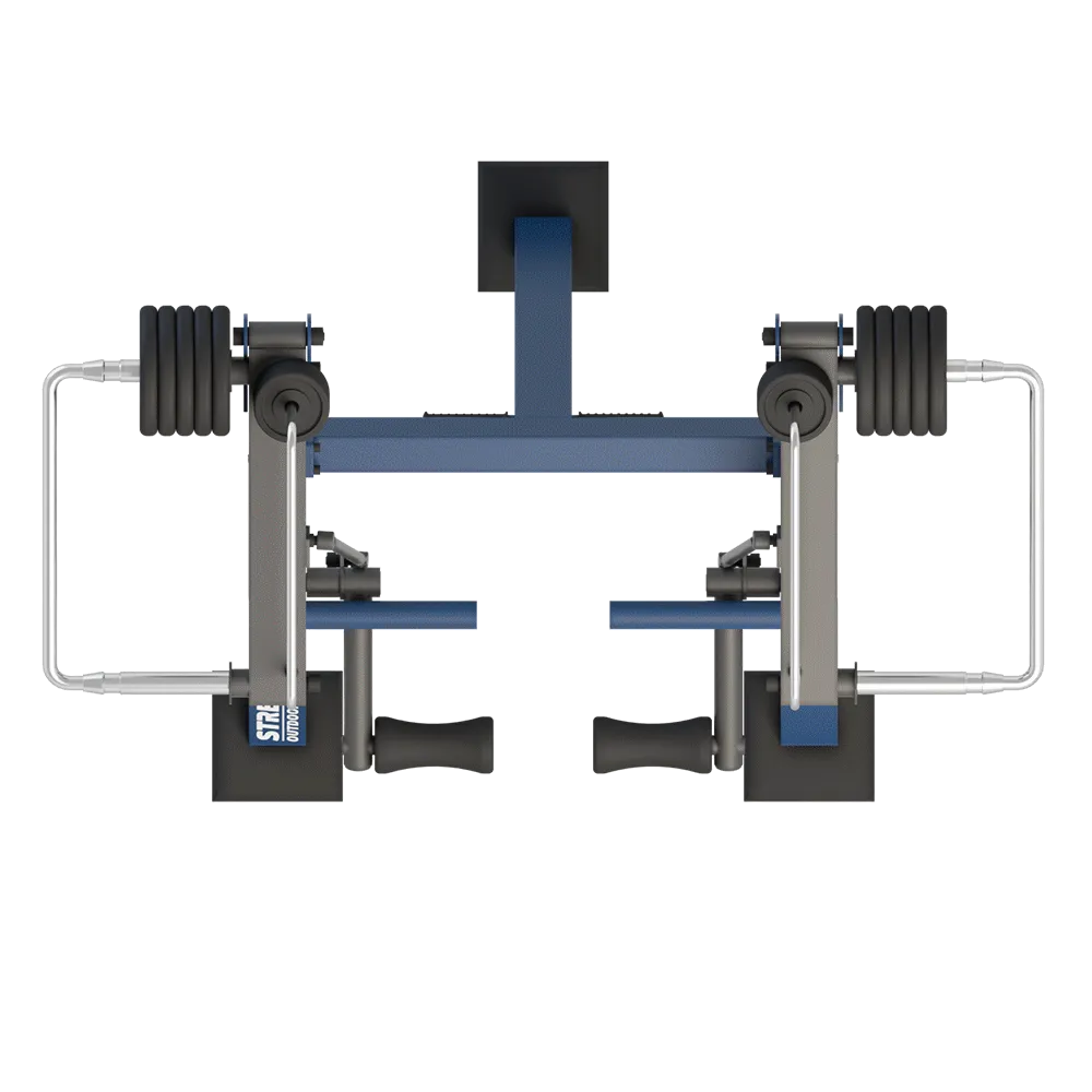 OUTDOOR FITNESS EQUIPMENT STREETBARBELL LEG EXTENSION