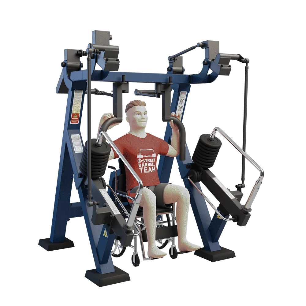 OUTDOOR FITNESS EQUIPMENT STREETBARBELL PEC FLY