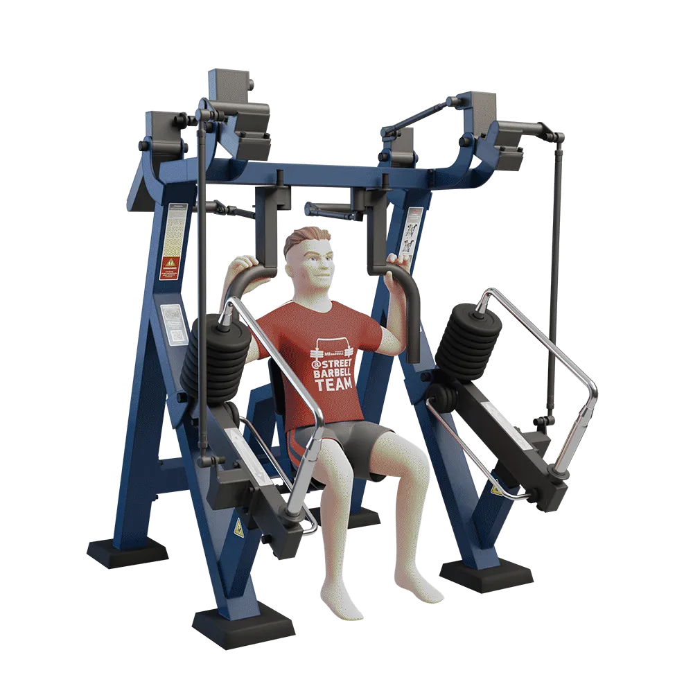 OUTDOOR FITNESS EQUIPMENT STREETBARBELL PEC FLY