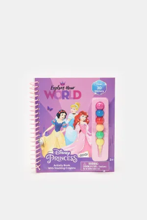 Pricess Activity Book With Stacking Crayons