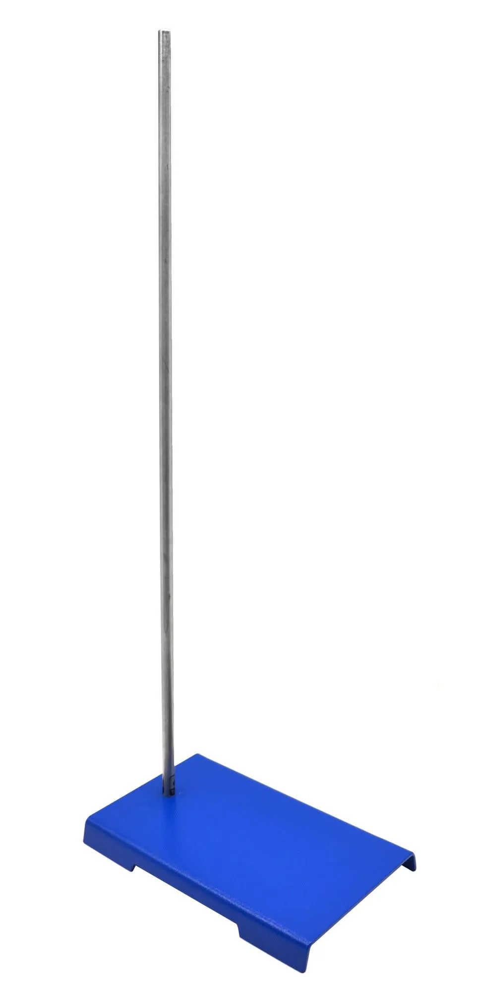 Rectangular Retort Base & Rod Set - 10"x6" Base, 23.6" Rod - Stainless Steel