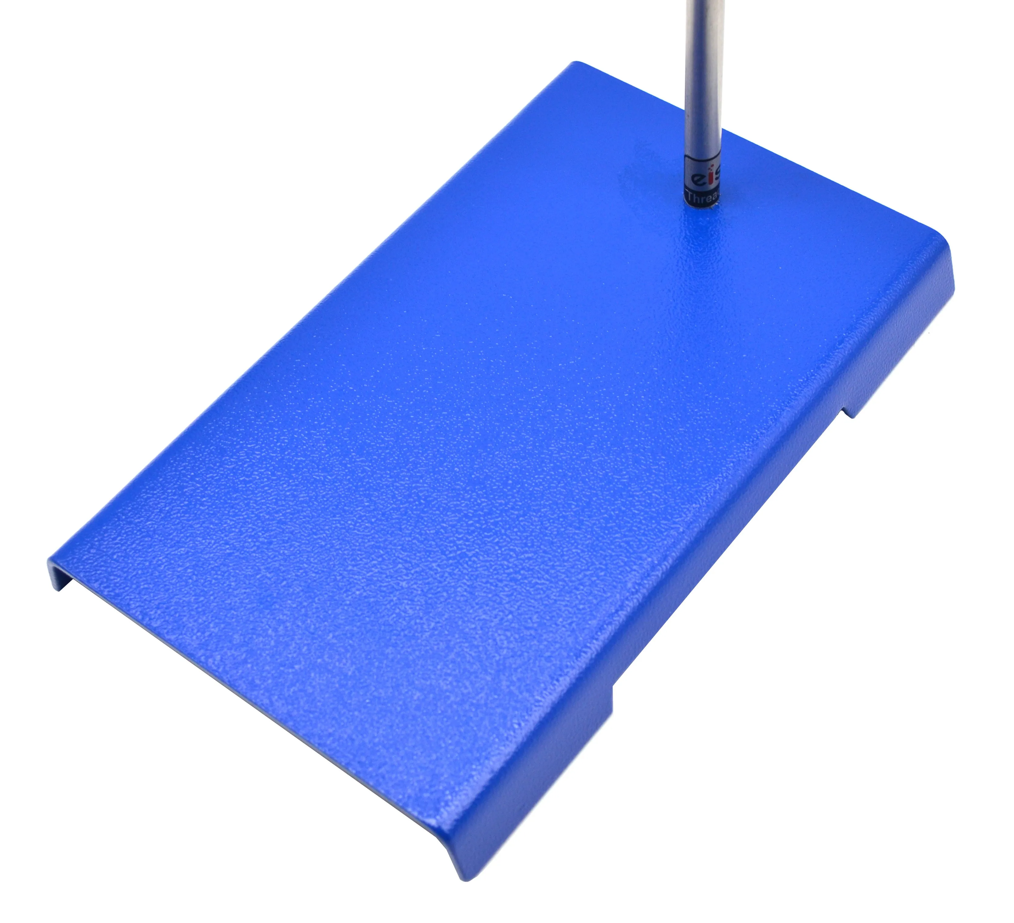 Rectangular Retort Base & Rod Set - 10"x6" Base, 23.6" Rod - Stainless Steel