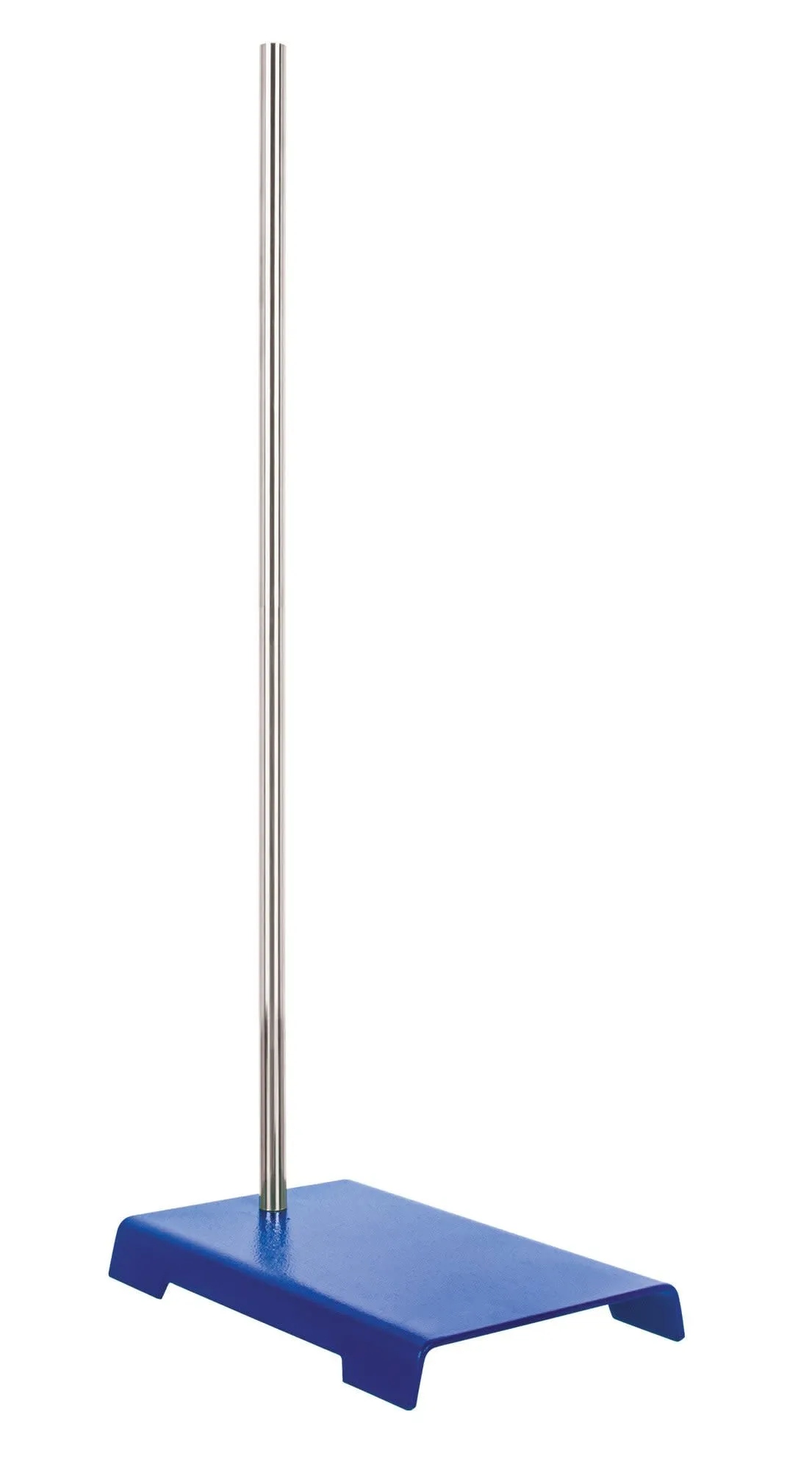 Rectangular Retort Base & Rod Set - 6"x4" Base, 19.8" Rod - Steel