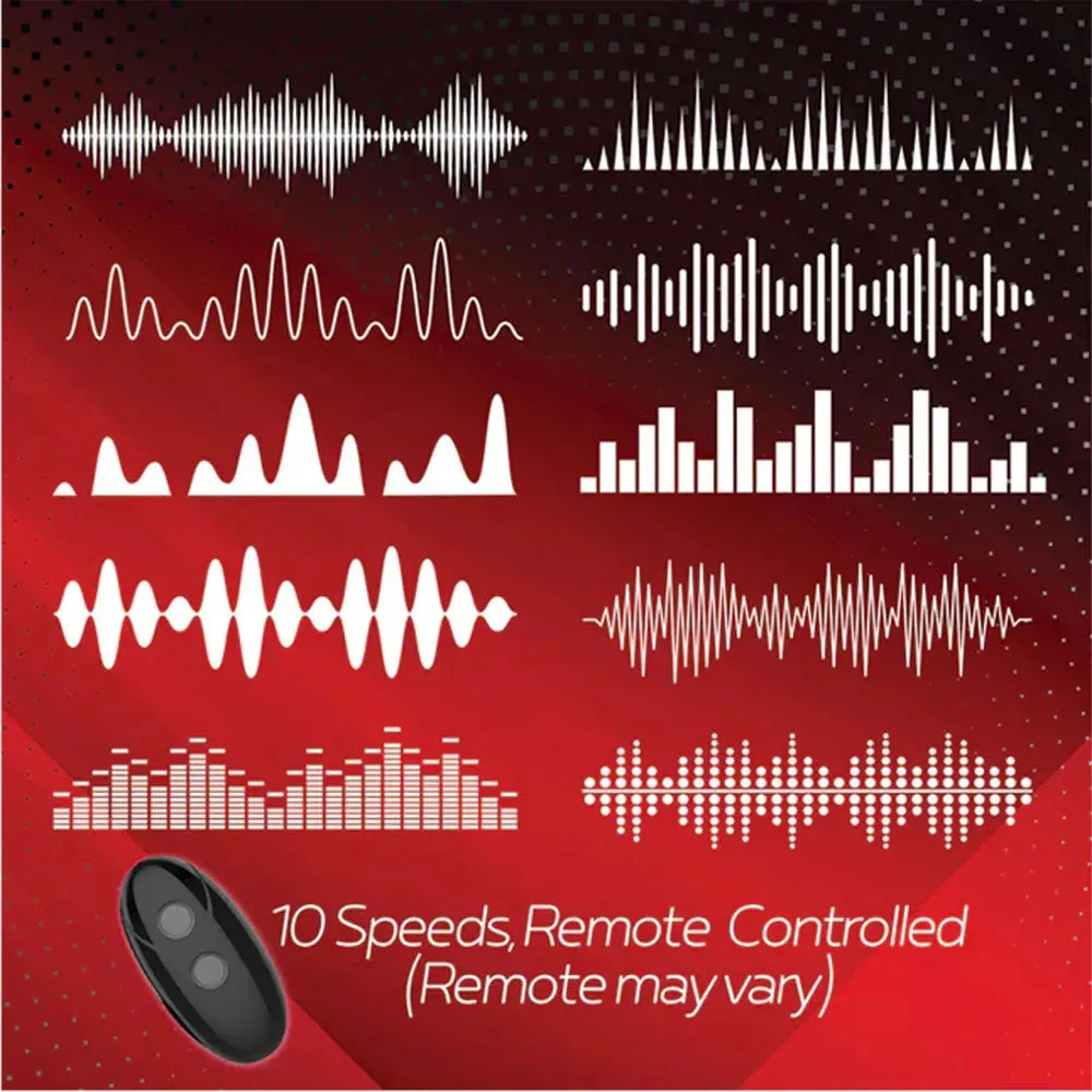 Red Dot Rings - V3 -  USB Rechargeable Vibrating Cock & Ball Ring with Remote