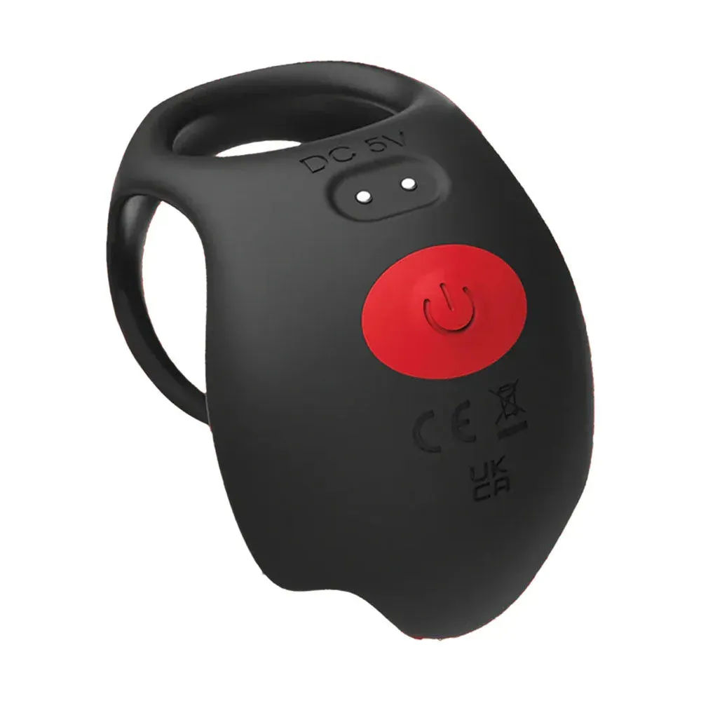 Red Dot Rings - V3 -  USB Rechargeable Vibrating Cock & Ball Ring with Remote