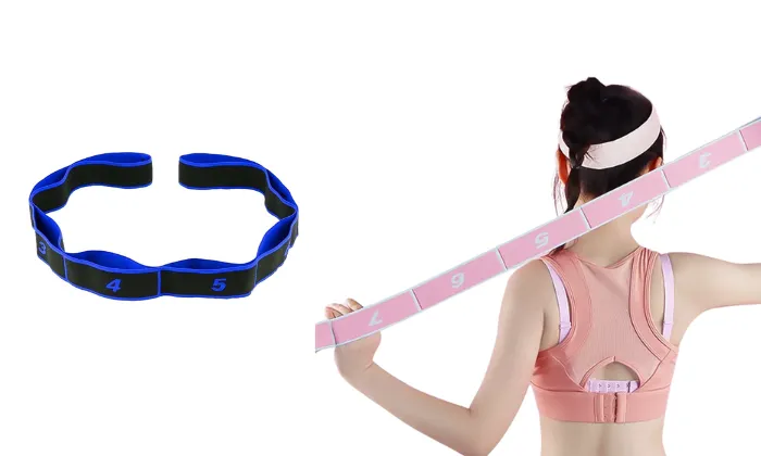 Resistance Training Equipment Segmented Digital Stretch Belt