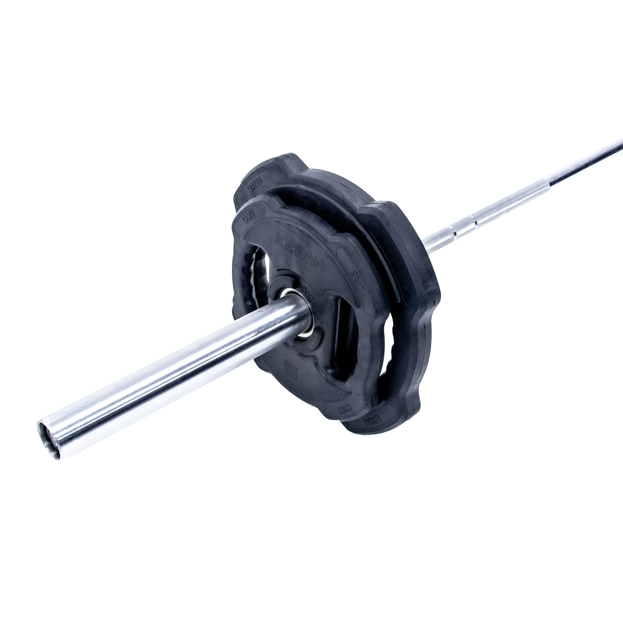 SAVE 50%! JORDAN® Ignite V2 Premium Rubber Olympic Weight Plates (Clearance)