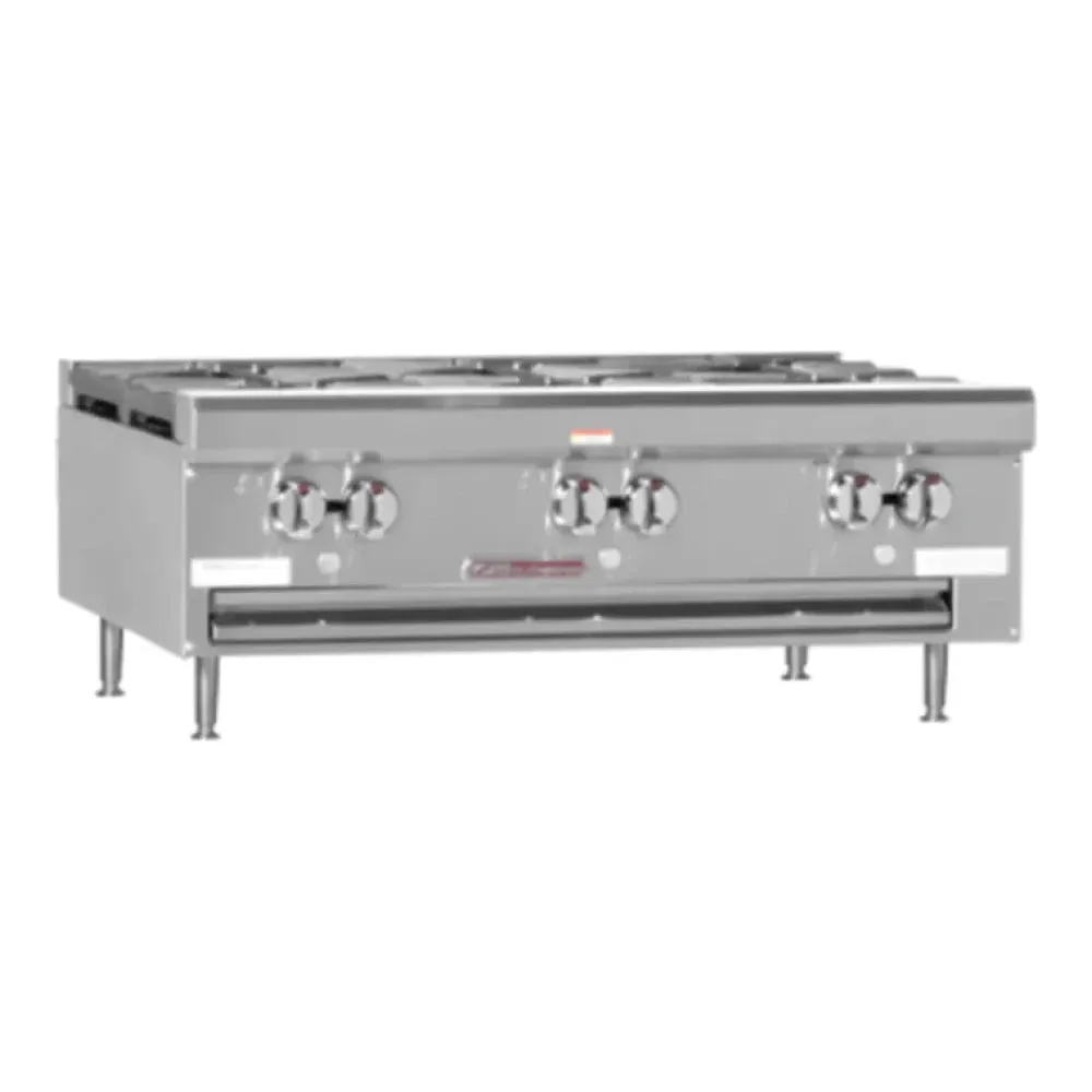 Southbend HDO-24SU Heavy Duty Open Top Gas Range Counterline 24” Step-Up 132000 BTU