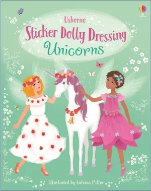 Sticker Dolly Dressing Unicorns