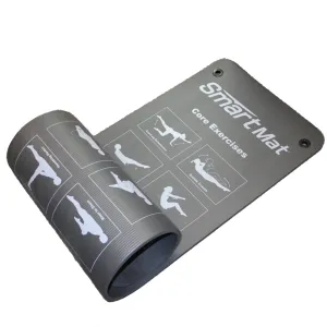 Studio Line Self-Guided Exercise Mat - Black