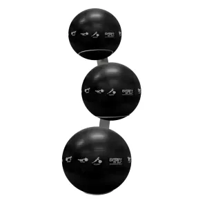 Studio Line Self-Guided Stability Ball Rack, Wall Mounted Rack