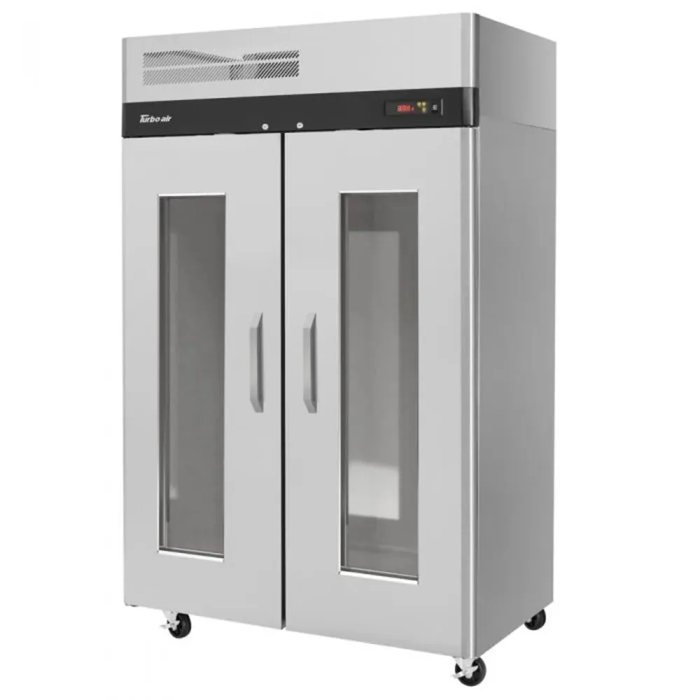 Turbo Air M3H47-2-G-TS 51-3/4" 2 Section Heated Cabinet, 42.9 cu. Ft., 115/60/1