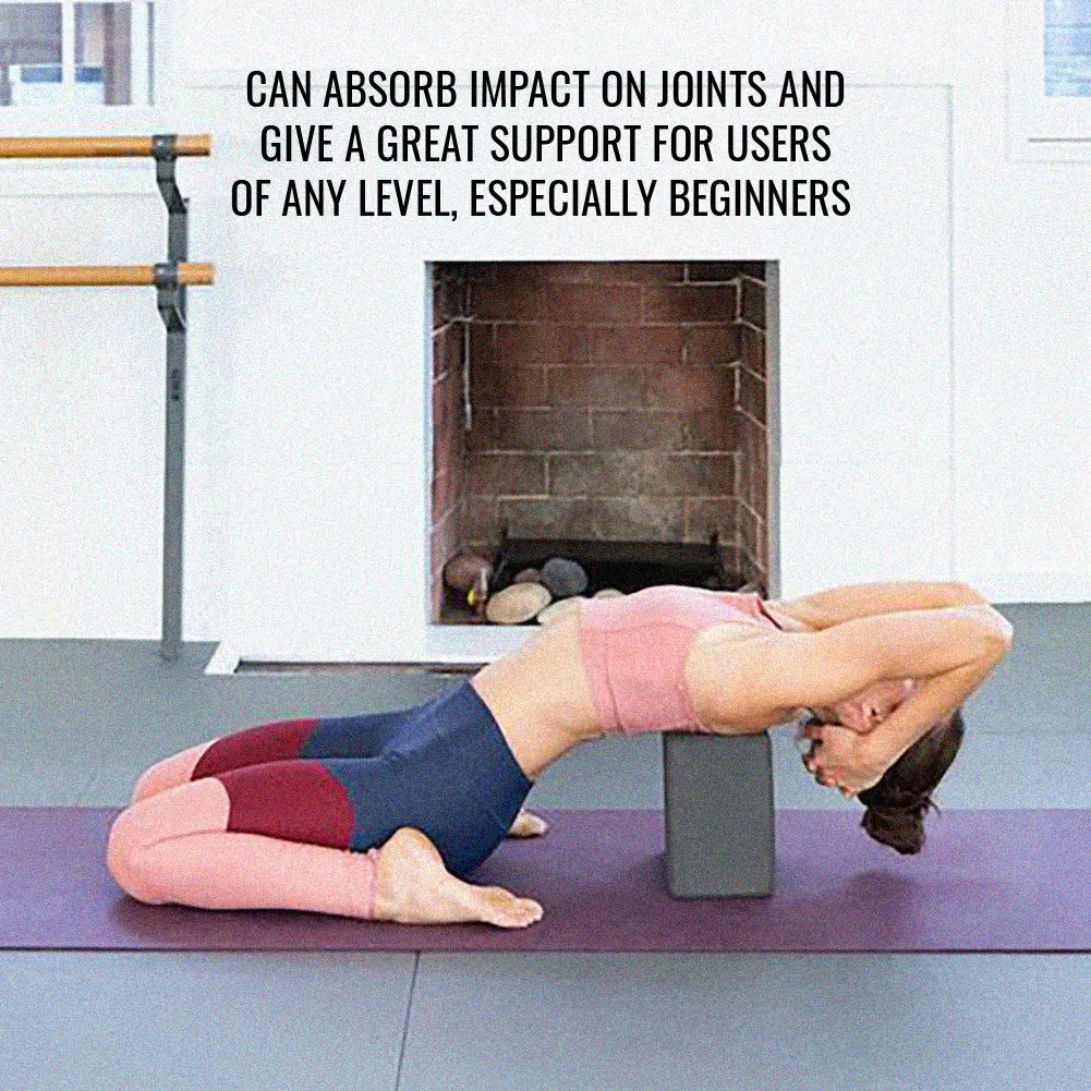 Ultimate Sup 2 Pcs Yoga Block | Yoga Brick for Yoga Pilates Exercises & Stretching