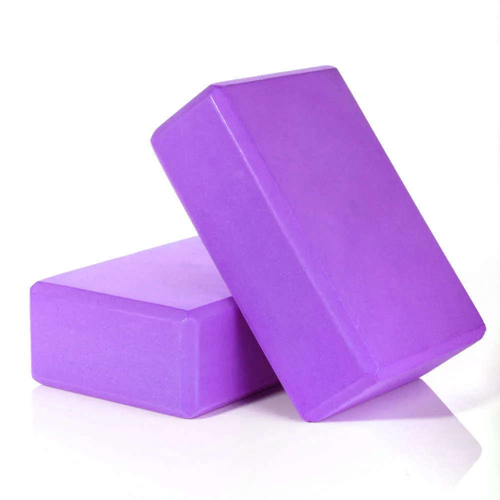 Ultimate Sup 2 Pcs Yoga Block | Yoga Brick for Yoga Pilates Exercises & Stretching