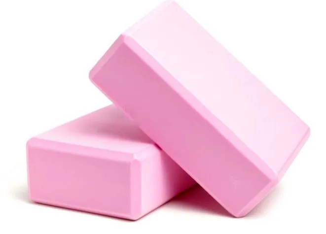 Ultimate Sup 2 Pcs Yoga Block | Yoga Brick for Yoga Pilates Exercises & Stretching