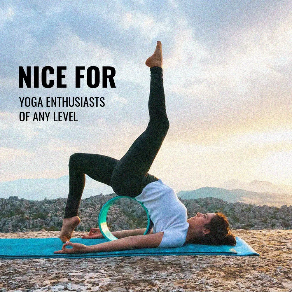 Ultimate Sup Yoga Wheel for Yoga Pilates Exercises & Stretching