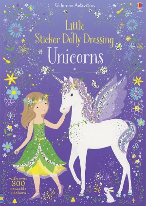 Usborne Little Sticker Dolly Dressing Unicorns