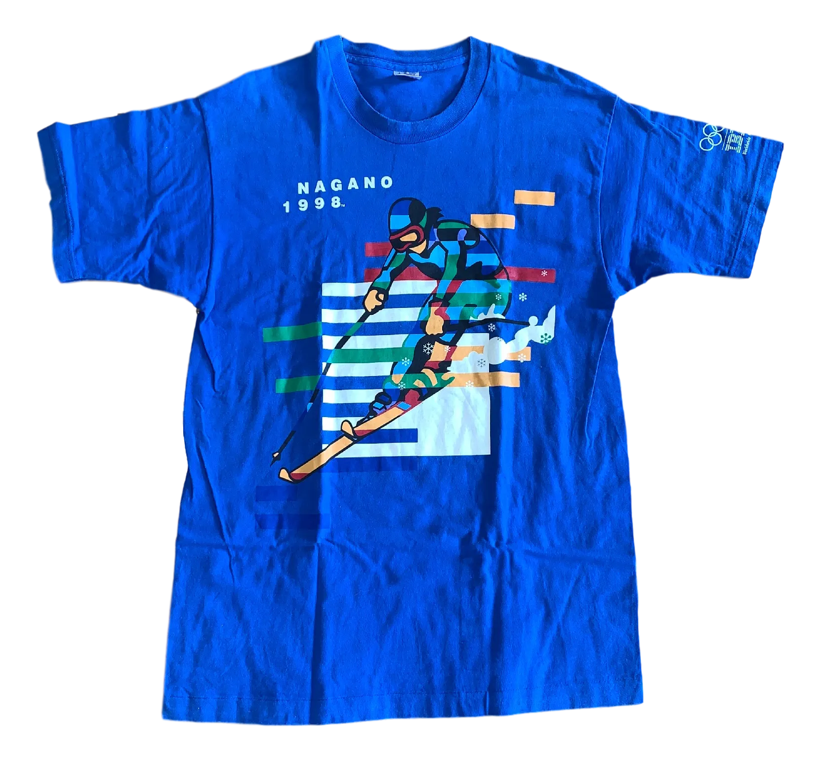 Vintage Olympic Ski Tee (1998) - Large