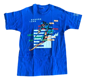 Vintage Olympic Ski Tee (1998) - Large