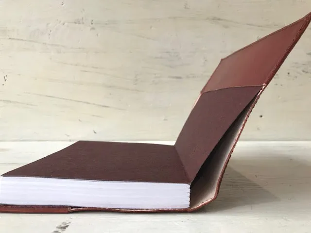 World Map Leather Journal